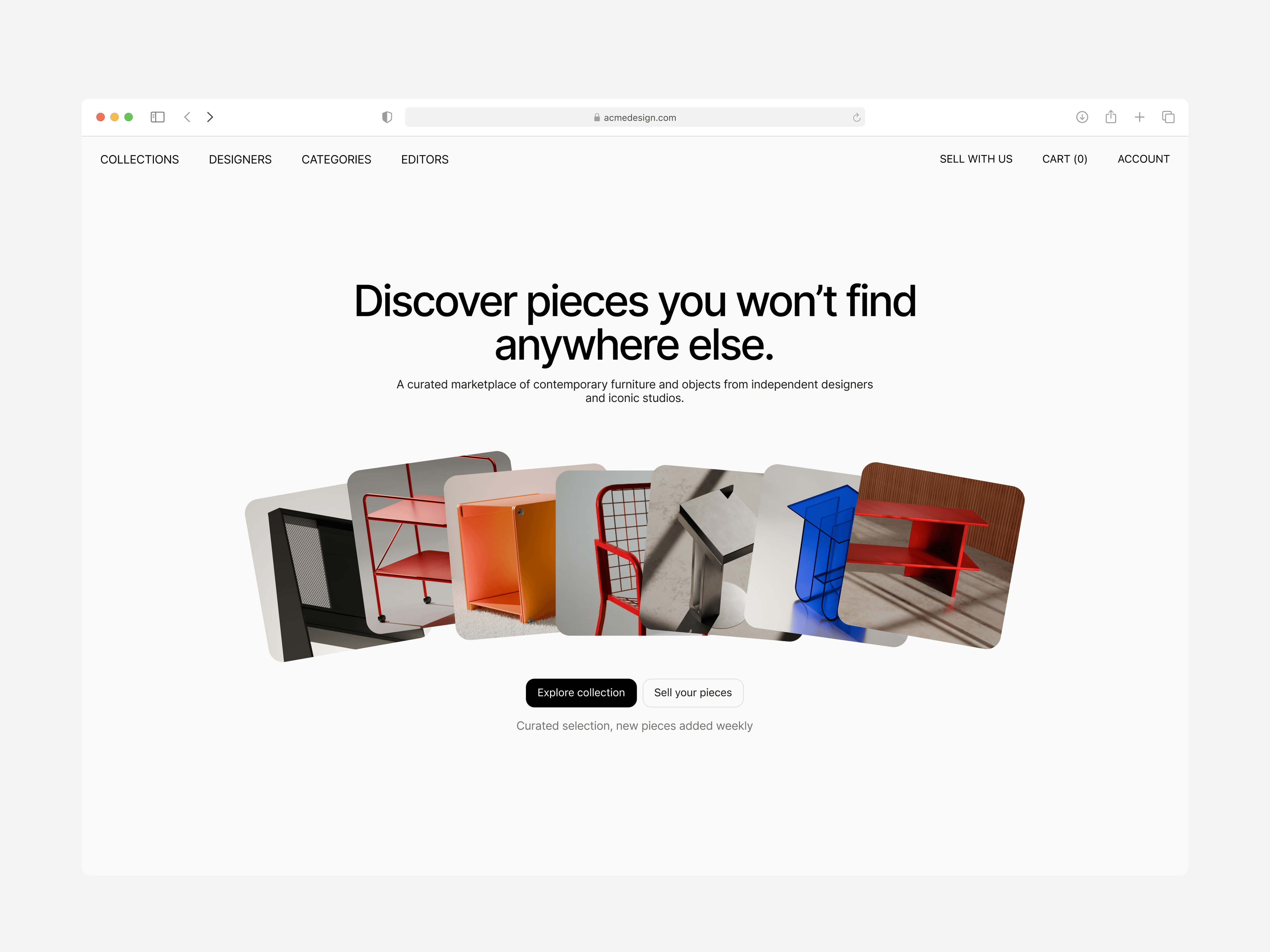 Project 02 — desktop interface composition.